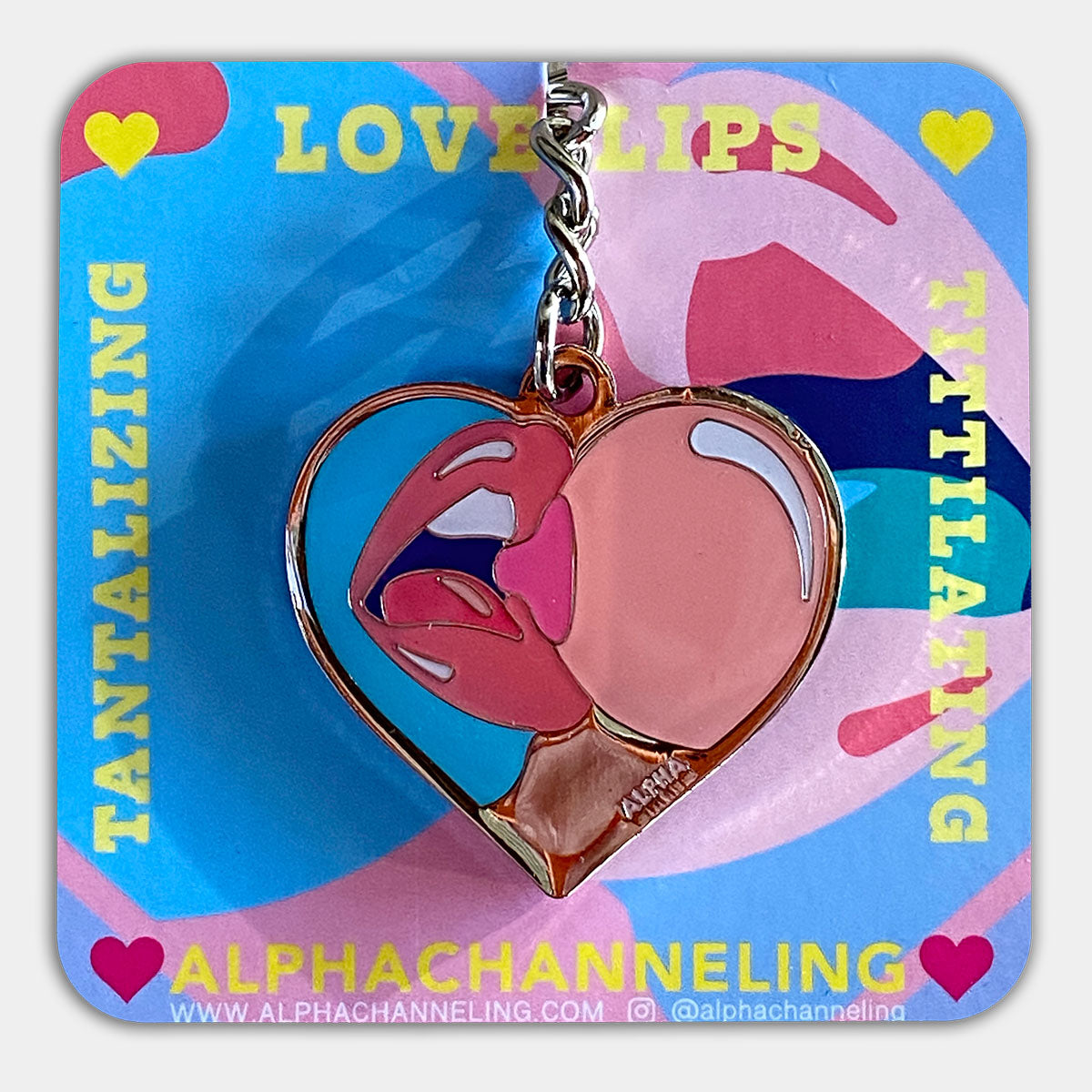 Love Lips Pin or Keychain