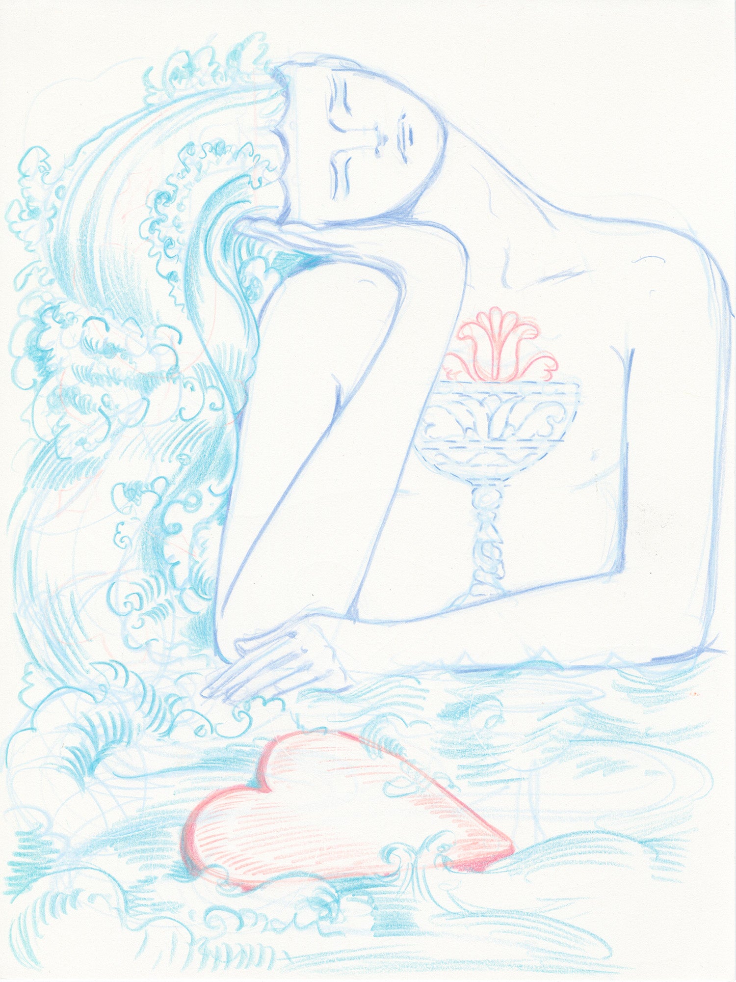 Prince of Cups - Original Art