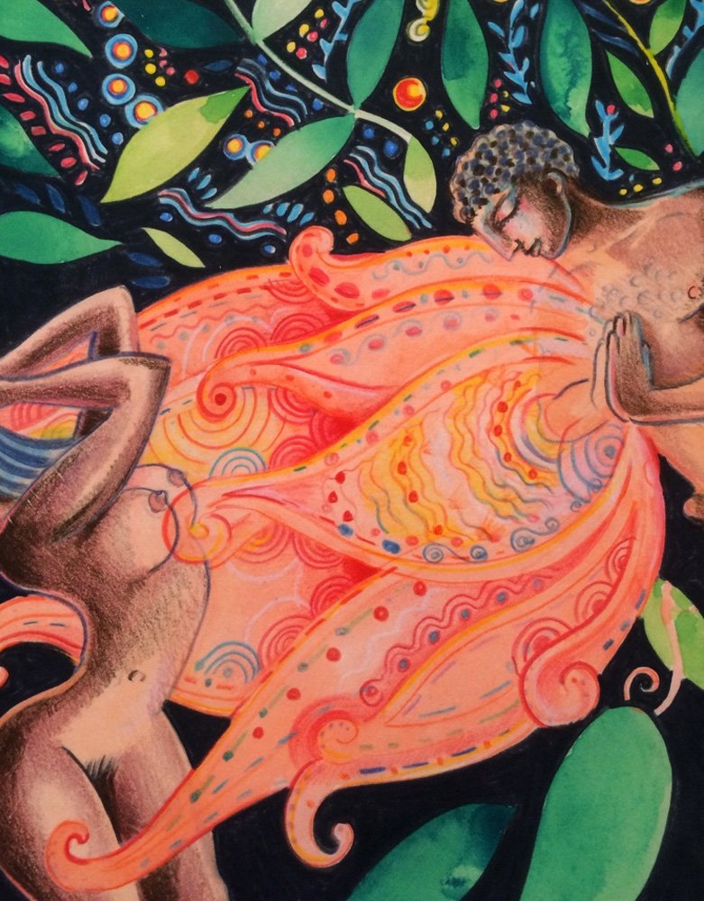 Love Blooms Wildly In The Night Garden