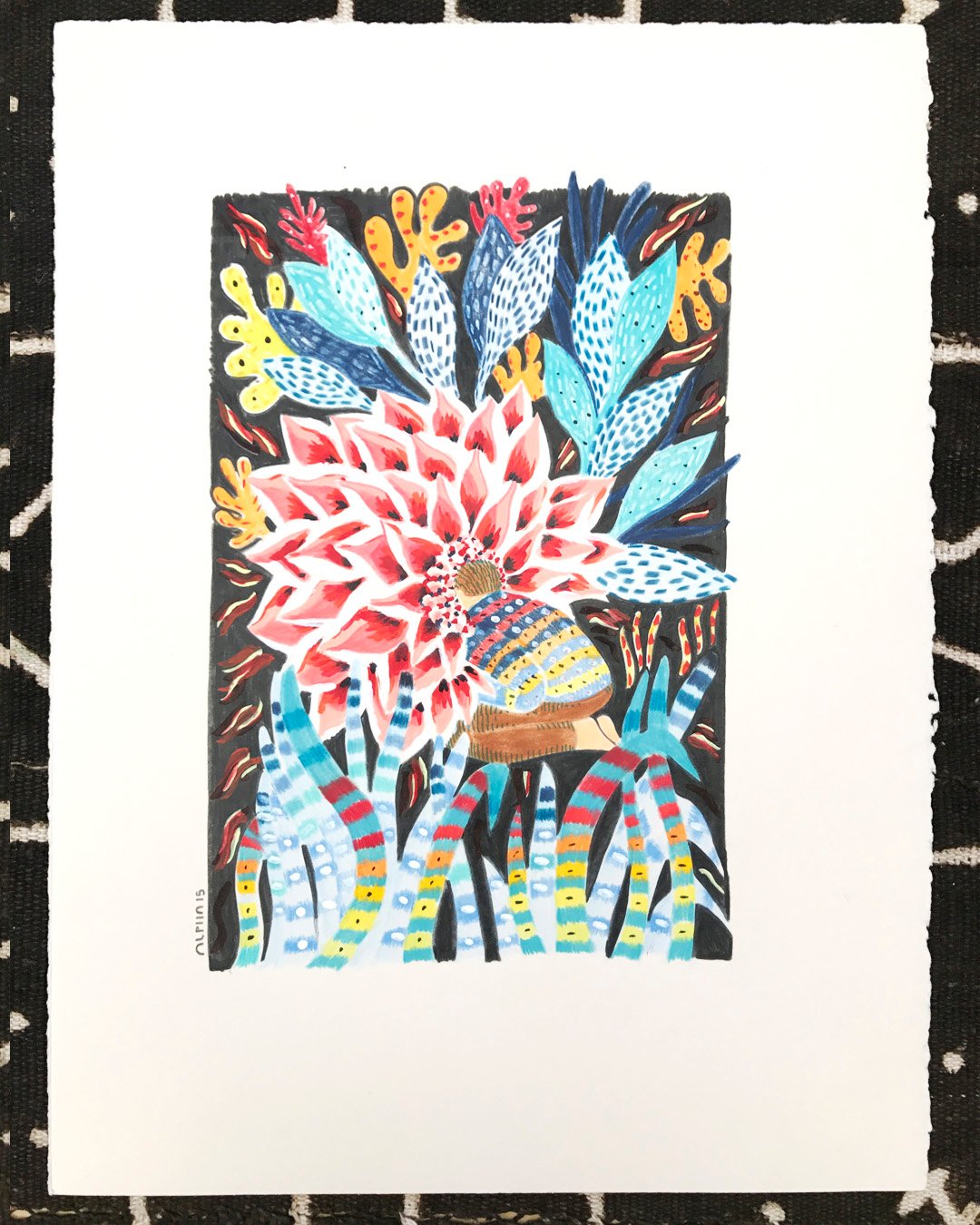 Flower of Life- Deep - Original Art