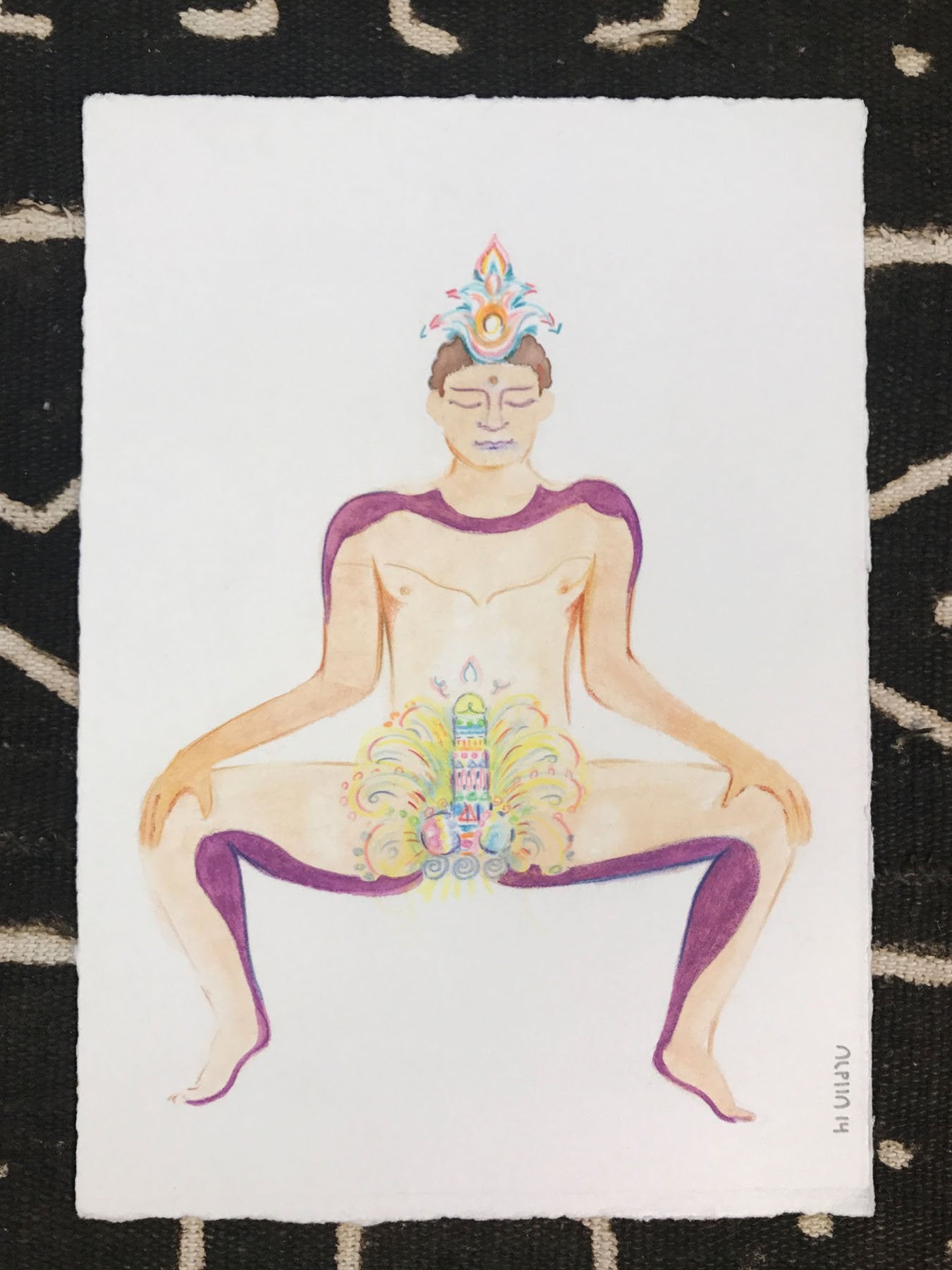 Original Art- Fellow Getting Charge Up