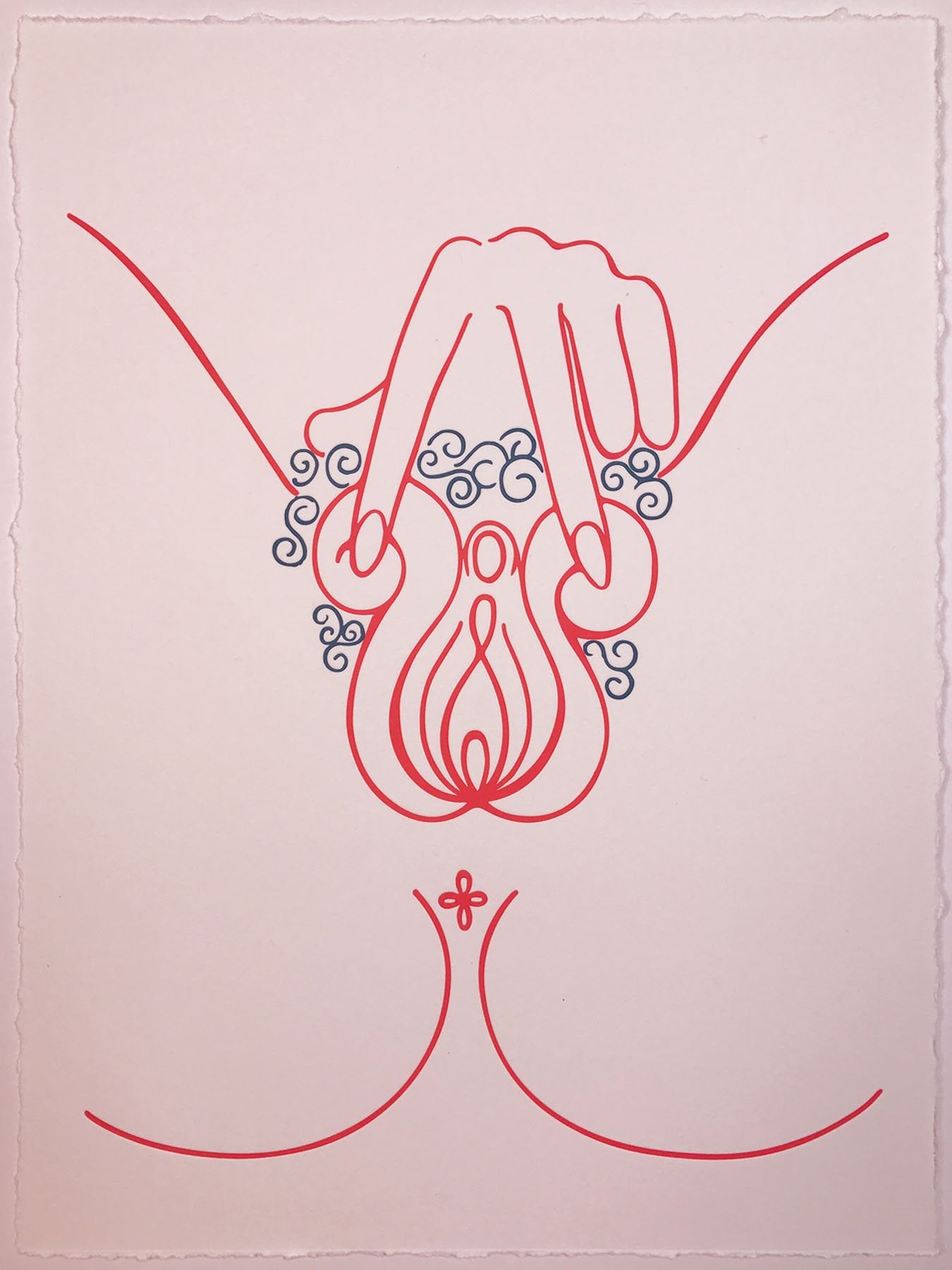 Pussy Power - Letterpress Print
