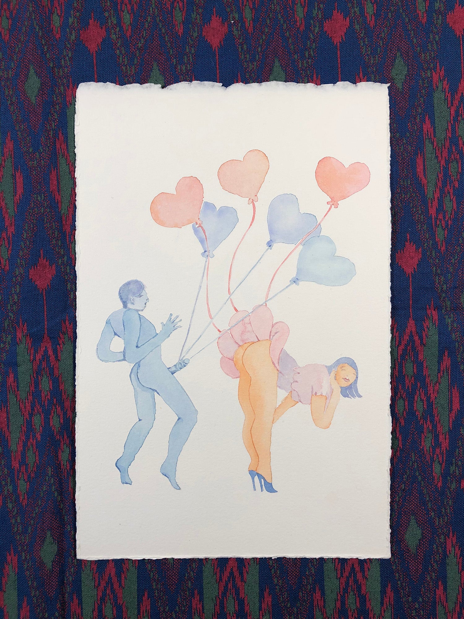 Sigue tu corazón- Acuarela original