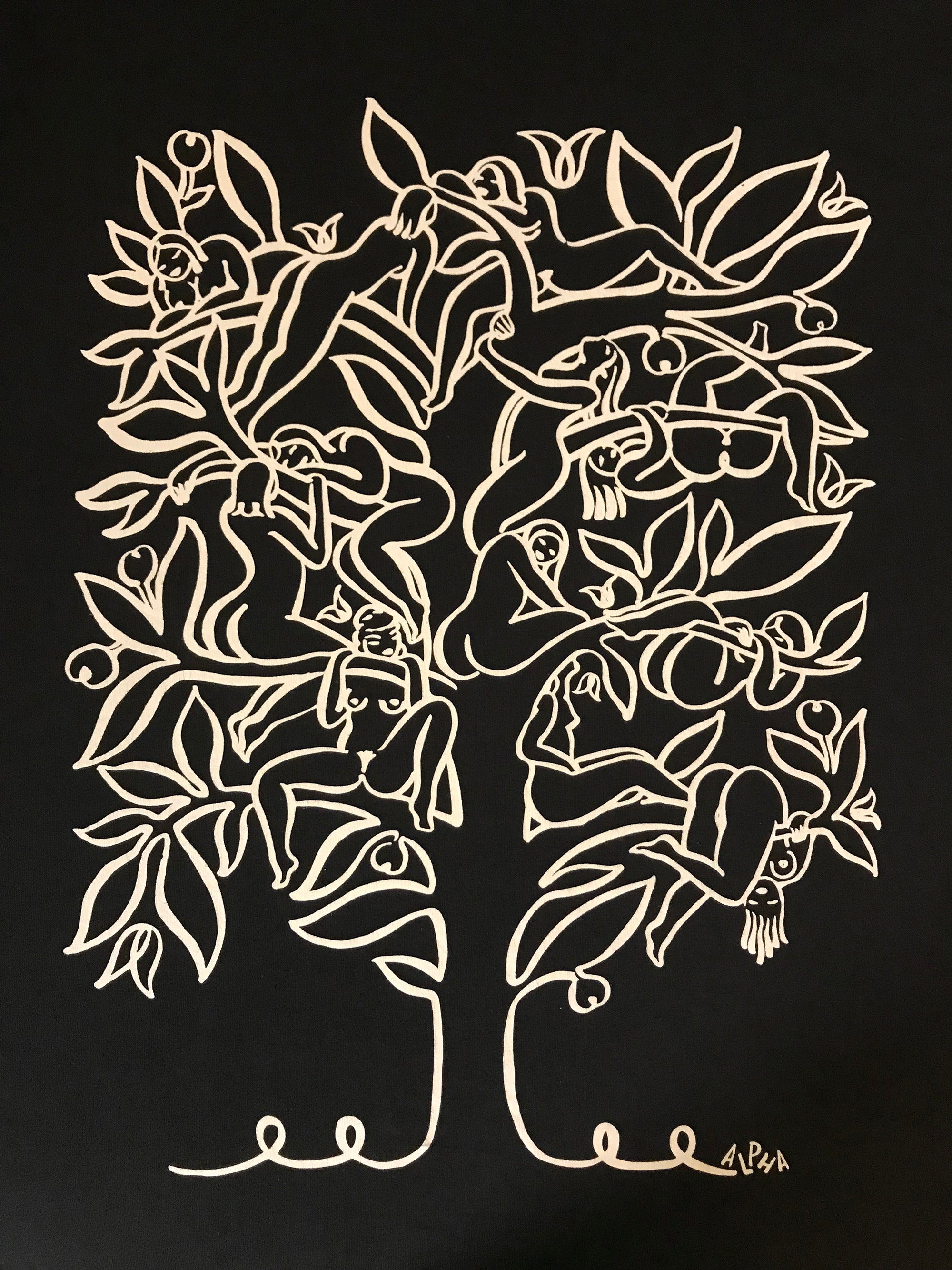 T-Shirt: Peach Tree