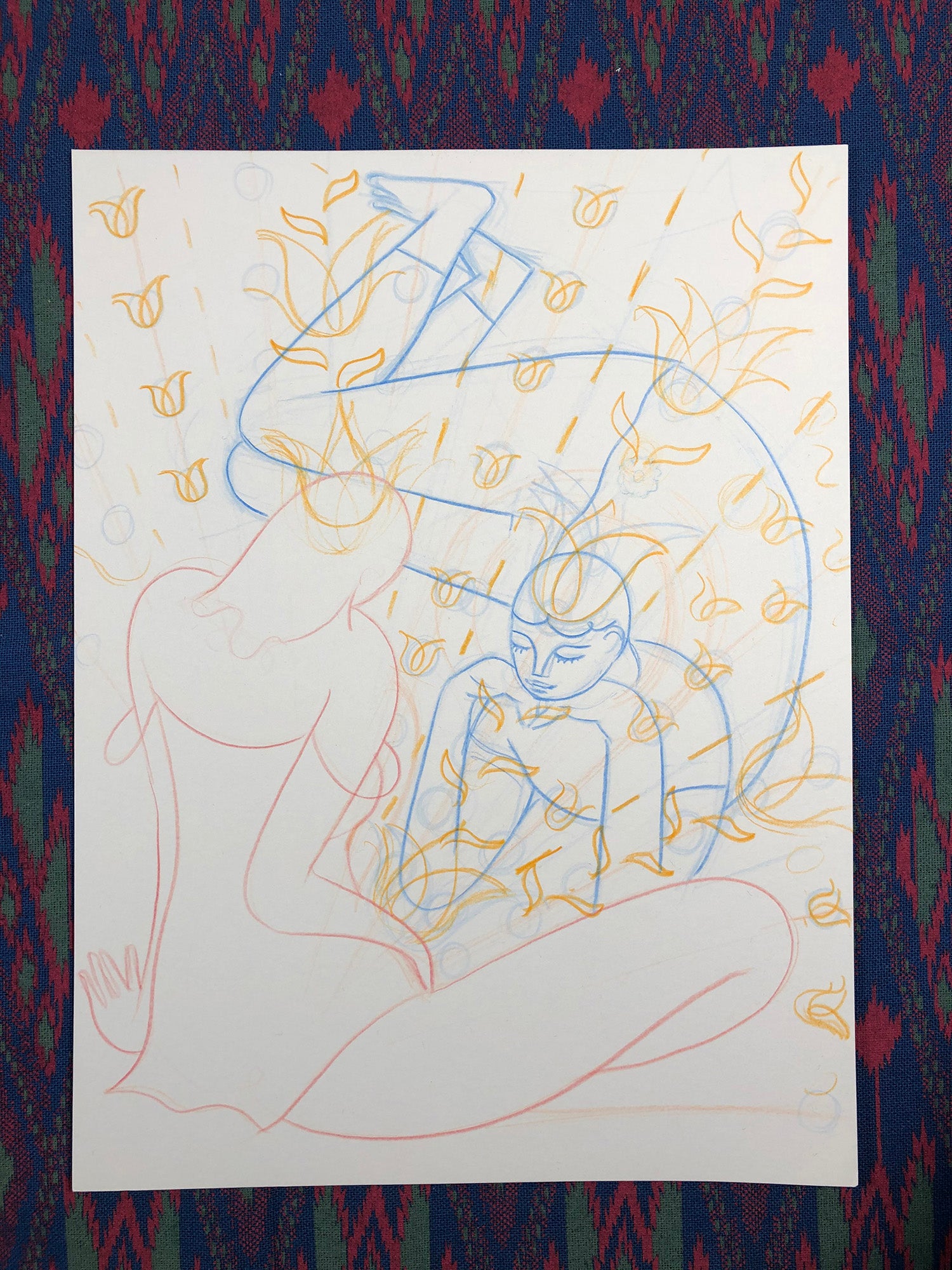 Radiating Orgasm -Blast - Original Art