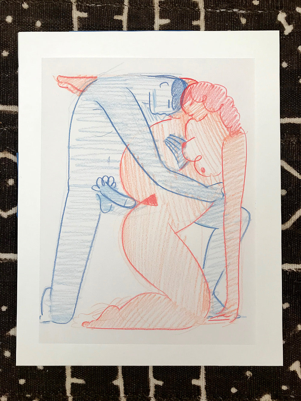Arte original- El beso- Línea