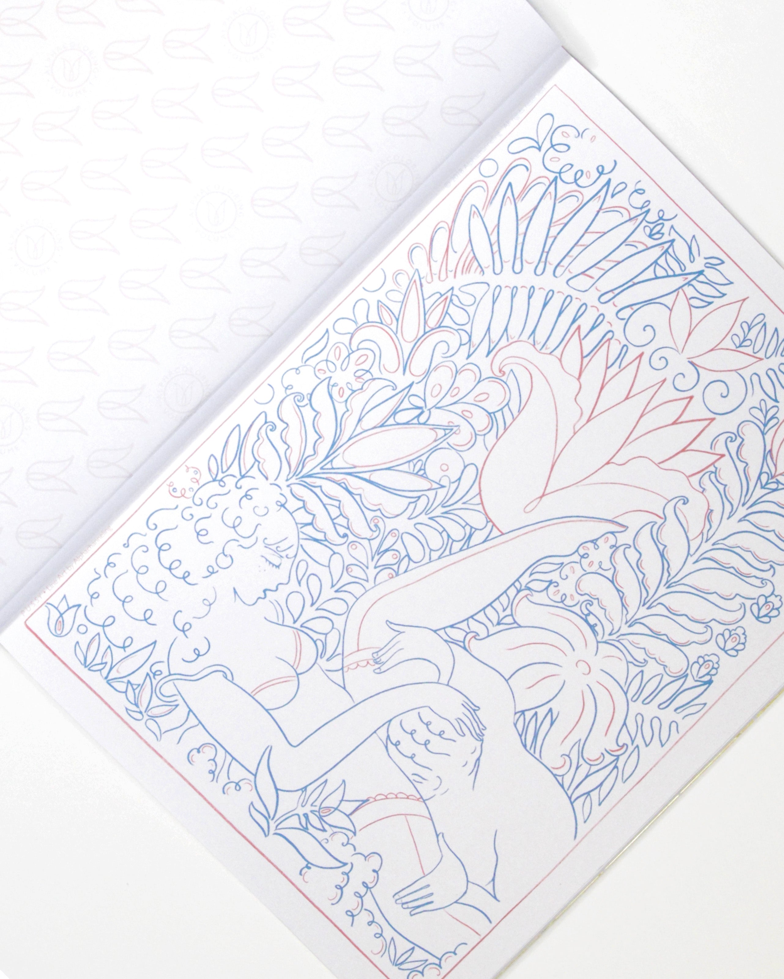 Libro de colorear erótico: Alphacoloring vol. 1
