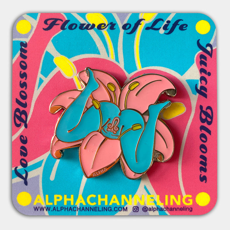 Flower of Life Pin or Keychain
