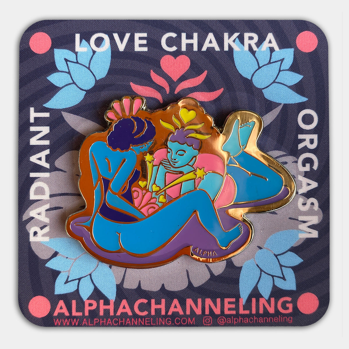 Amor Chakra Pin o Llavero