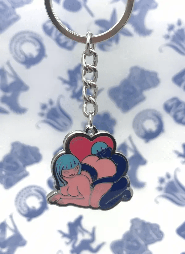 Snugglebutt Pin or Keychain