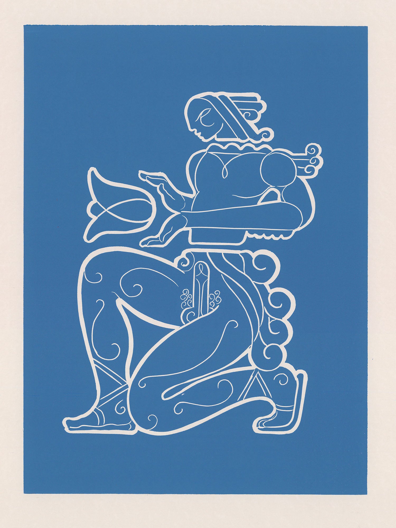 Príncipe de la Fuerza del Amor- Azul - Love Gods Prints