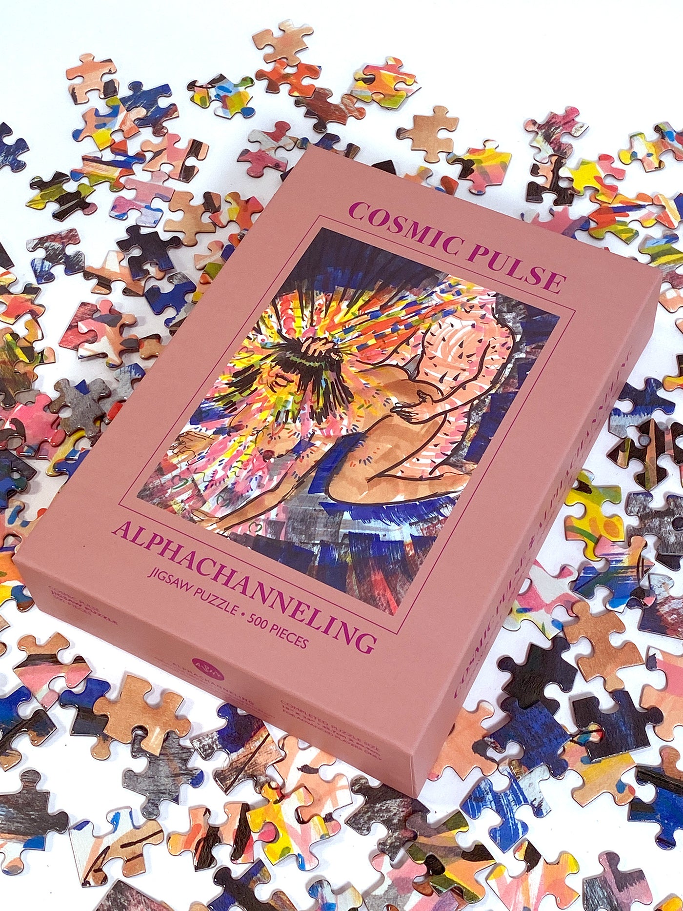 Cosmic Pulse- 500 Piece Jigsaw Puzzle – ALPHACHANNELING