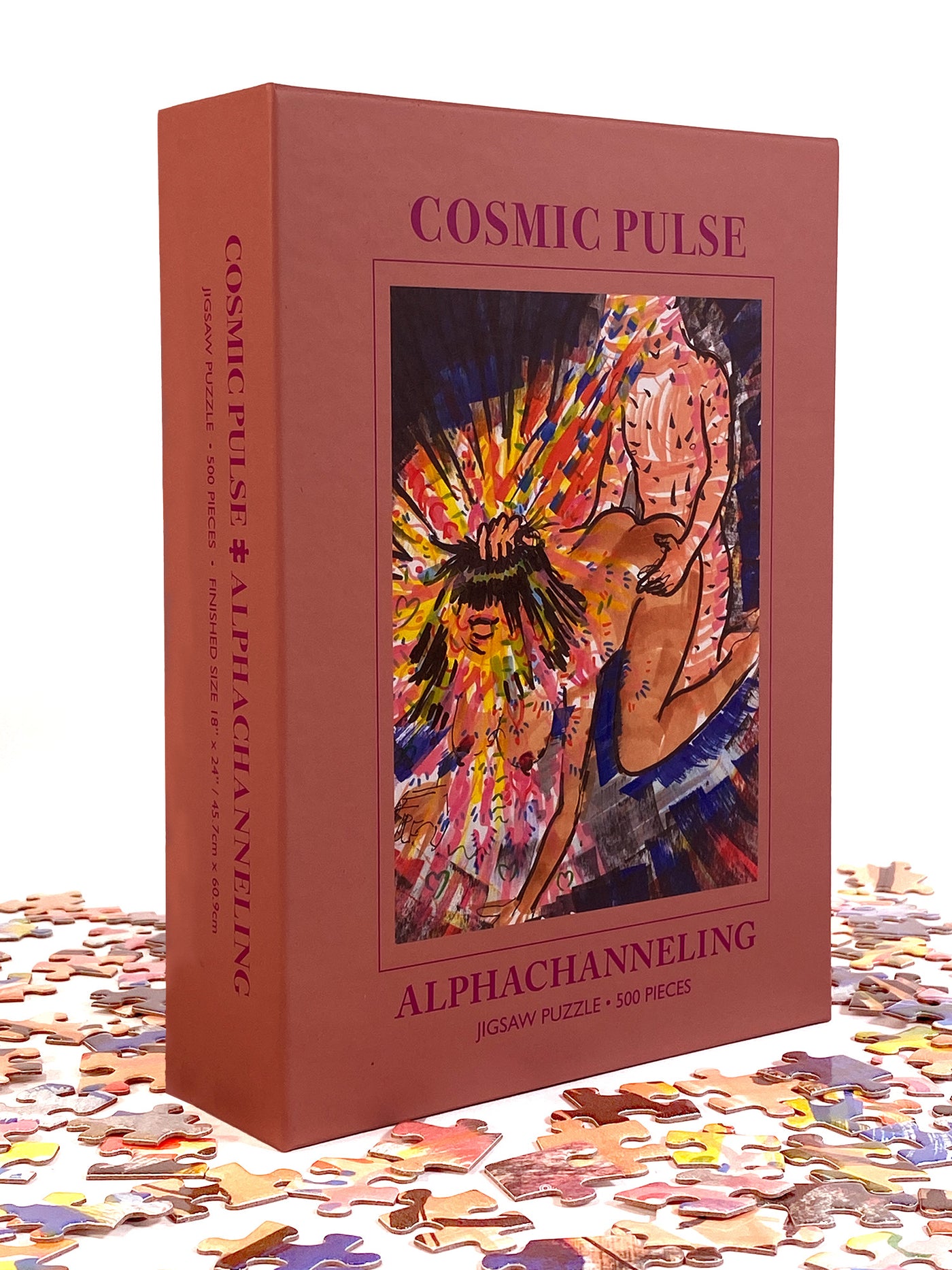 Cosmic Pulse- 500 Piece Jigsaw Puzzle – ALPHACHANNELING