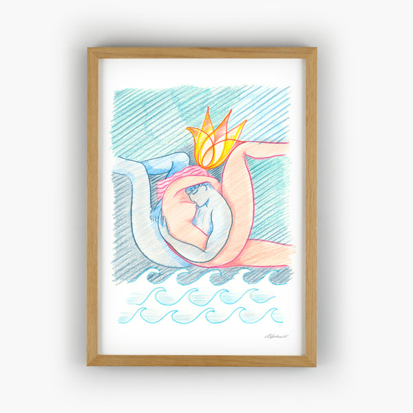 Beneath a Golden Flame