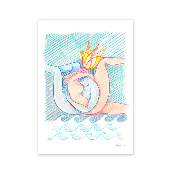 Beneath a Golden Flame