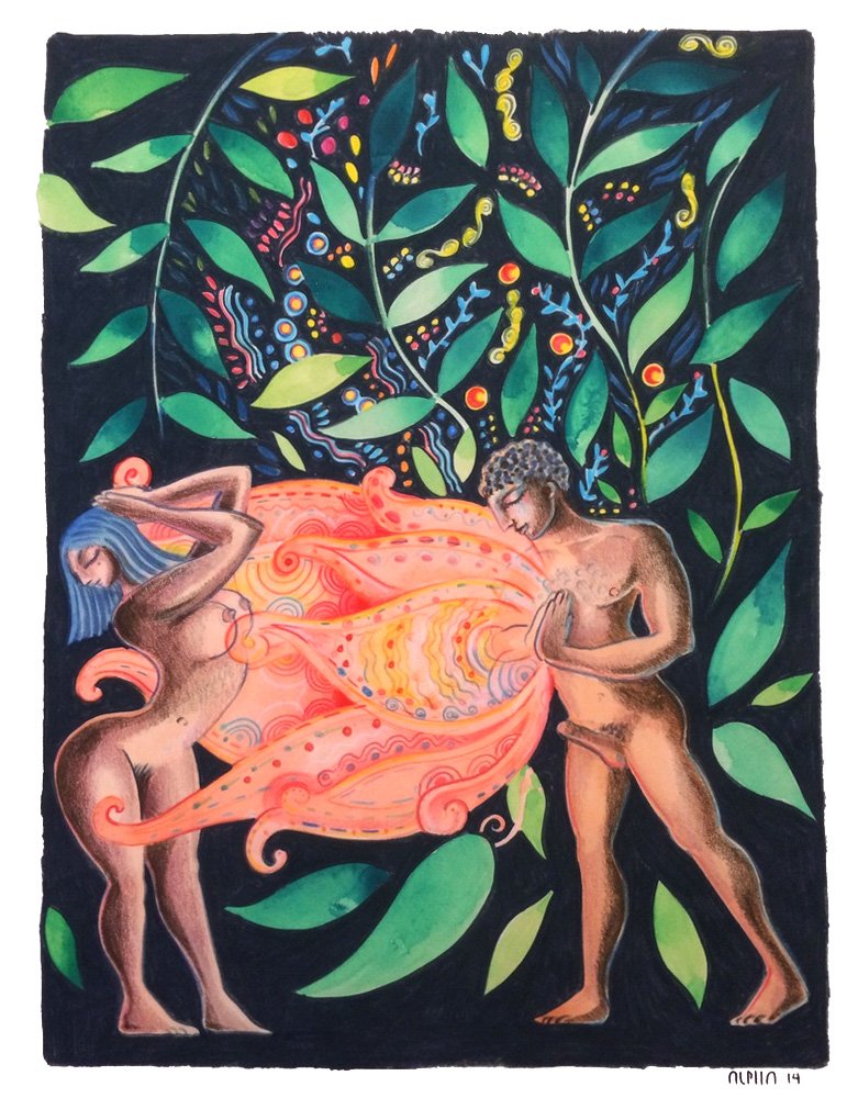 Love Blooms Wildly In The Night Garden
