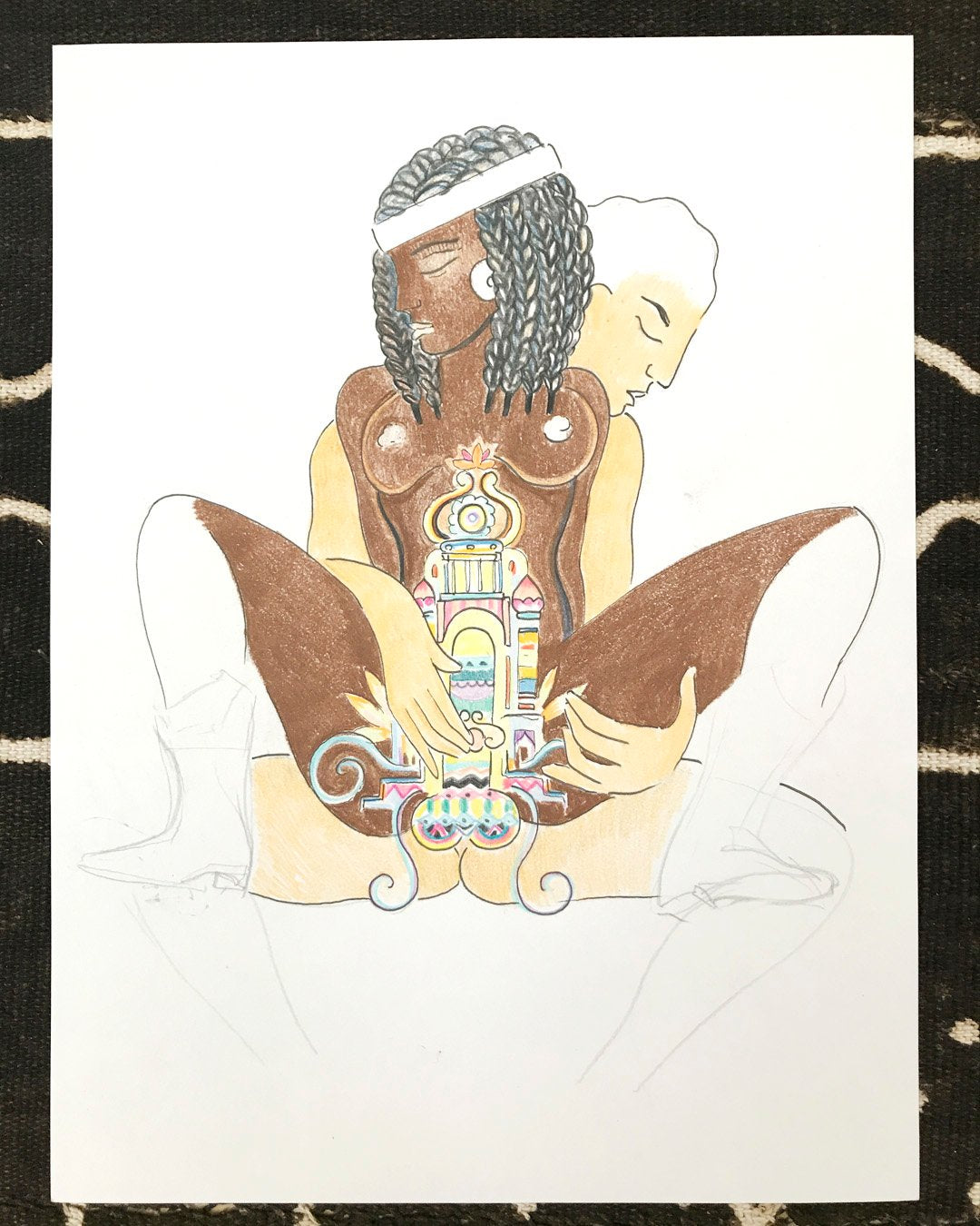 Living Temple - Original Art
