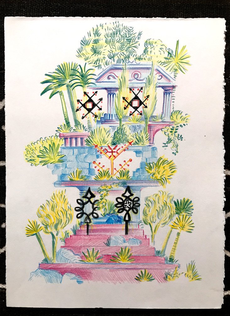 Original Art- Temple Glyph