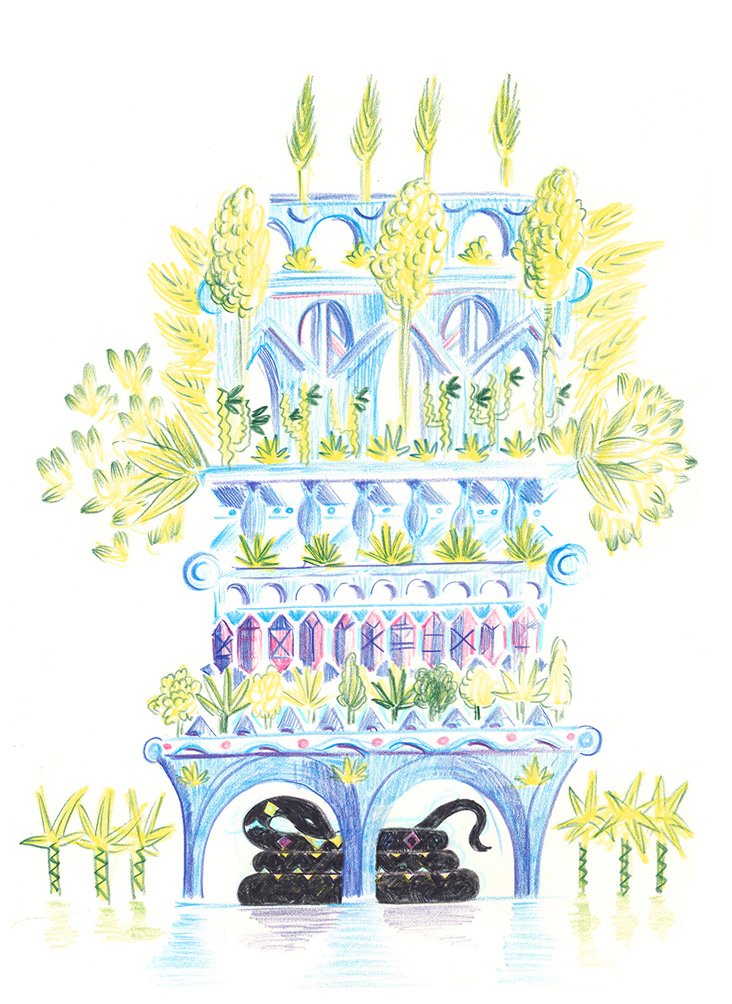 Temple- Snake