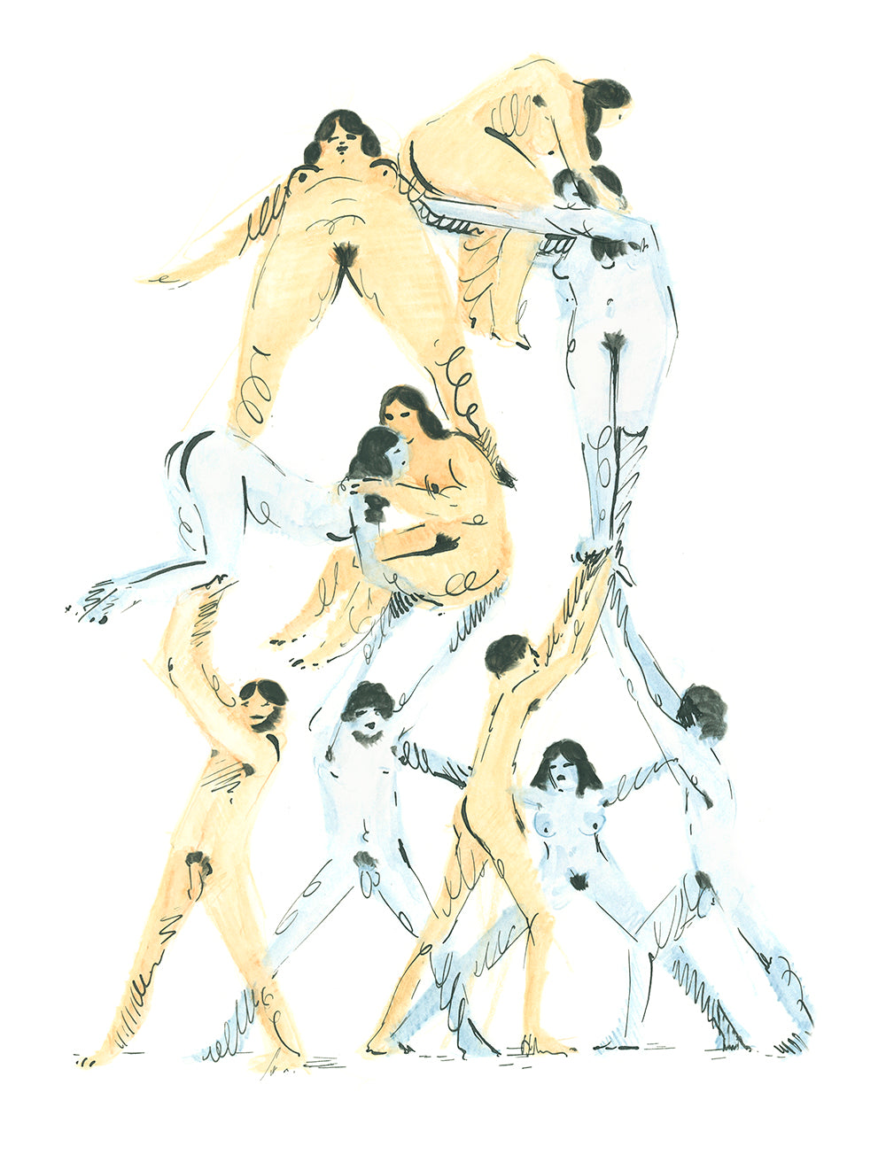 Levantando más alto- Arte original