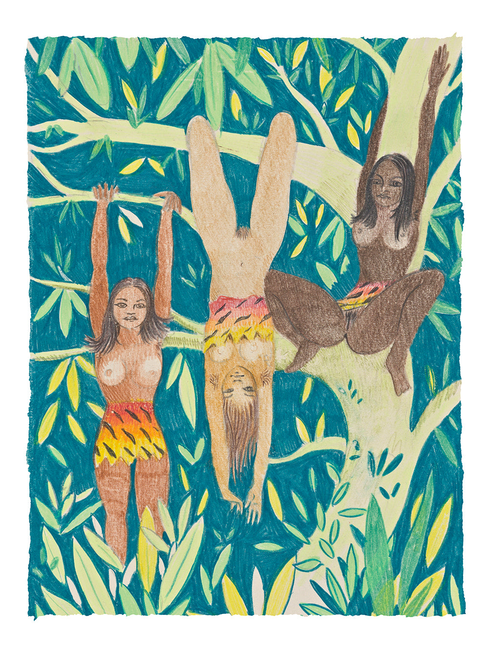 Chicas tigre - Arte original