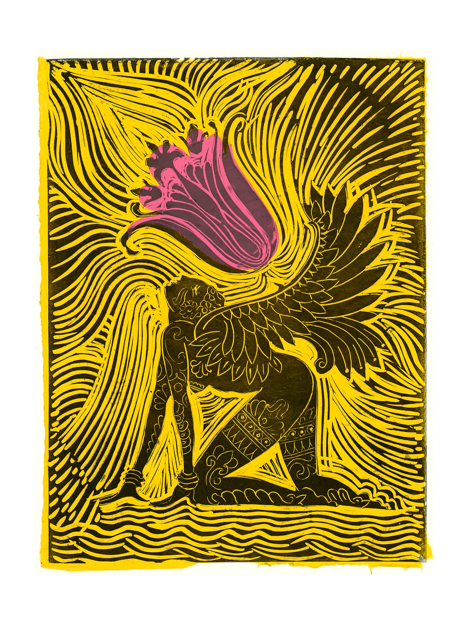 Sagrado Soñador- Amarillo Rosa -Original 
