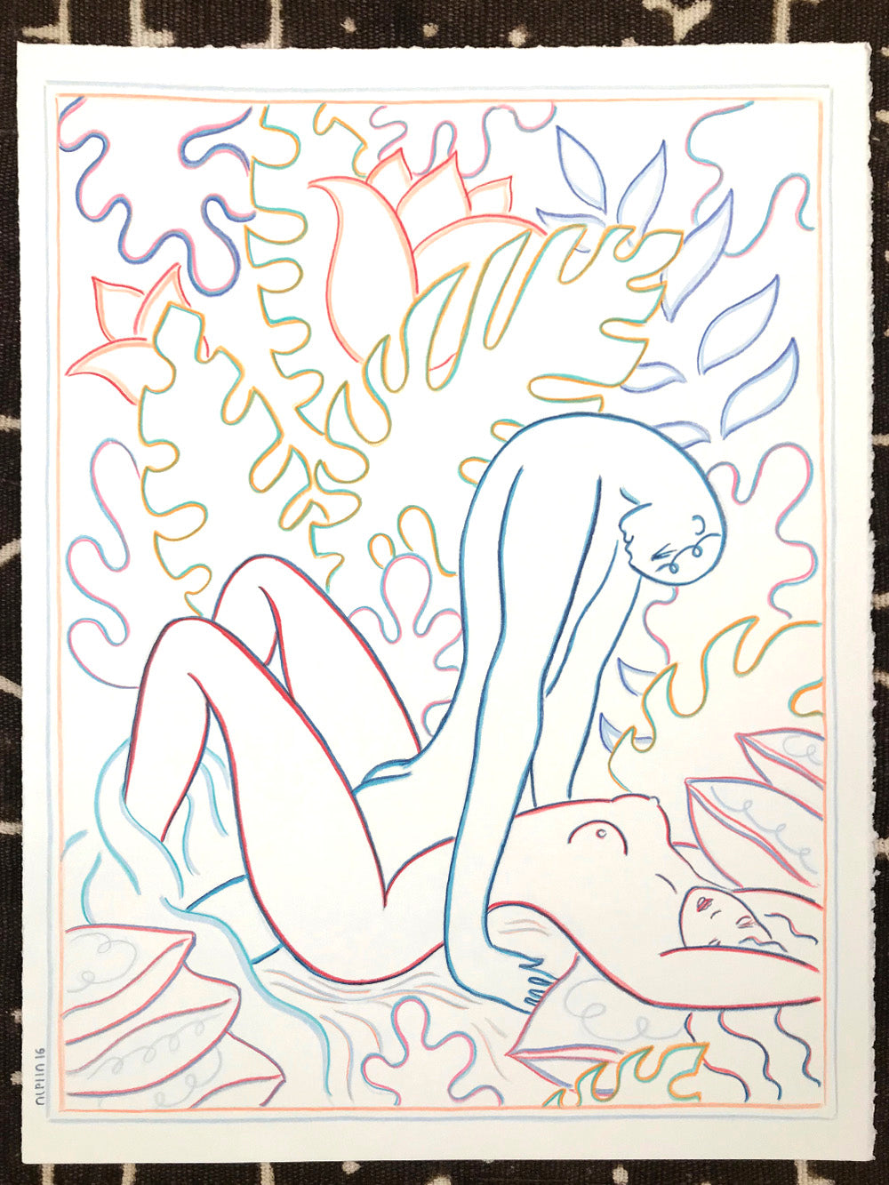 Oración profunda y poderosa - Arte original