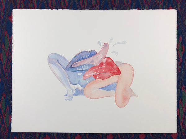 Tongue Twister- Watercolor Original