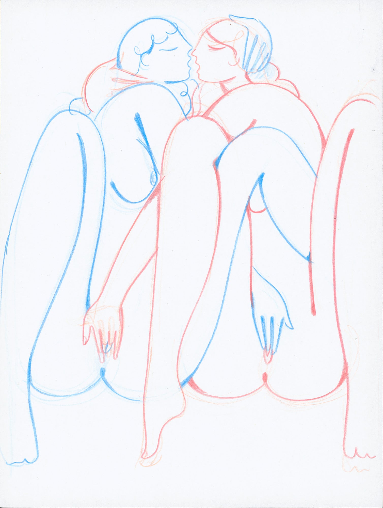 Nudo de amor - Arte original