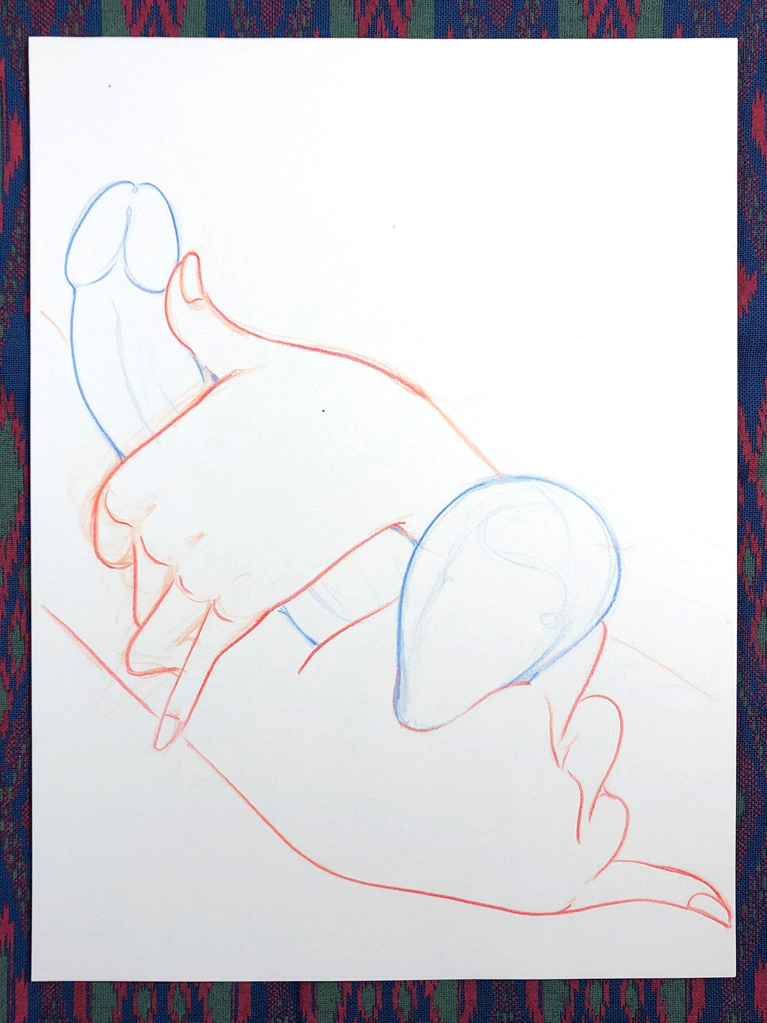 La fortaleza del amante 9X12 - Arte original