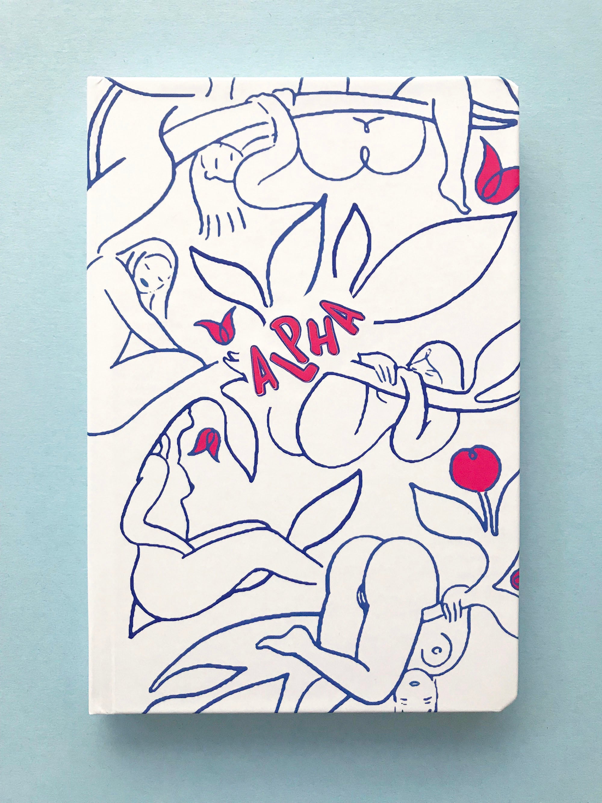 Cuaderno de bocetos en blanco alfa