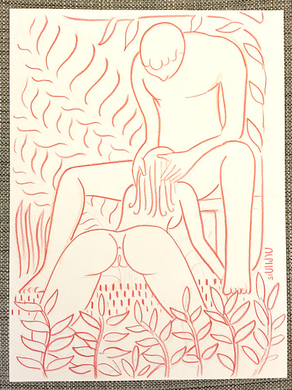 Her Favorite Thing To Do-9X12