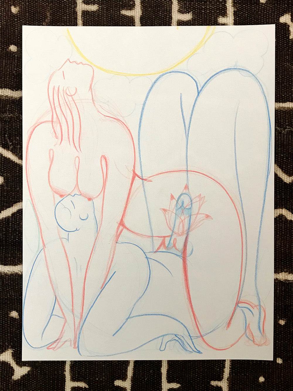 Original Art- Sun Is Shining- Line