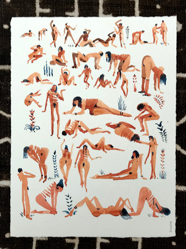 Arte original: situaciones desnudas