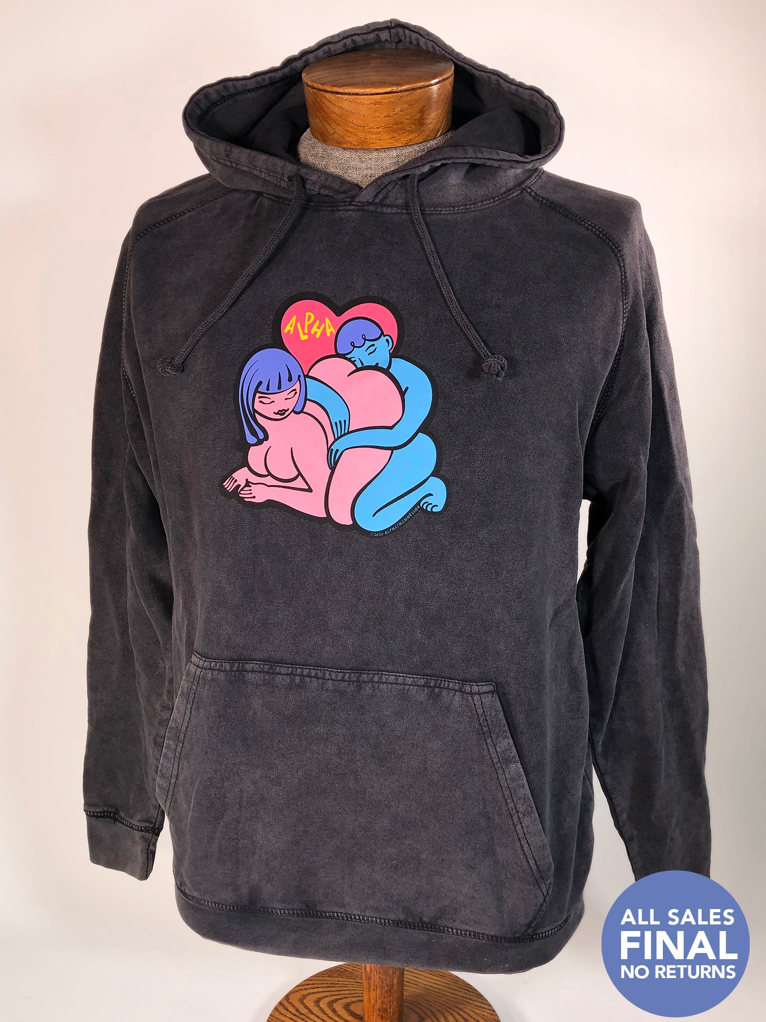Sudadera con capucha acurrucada