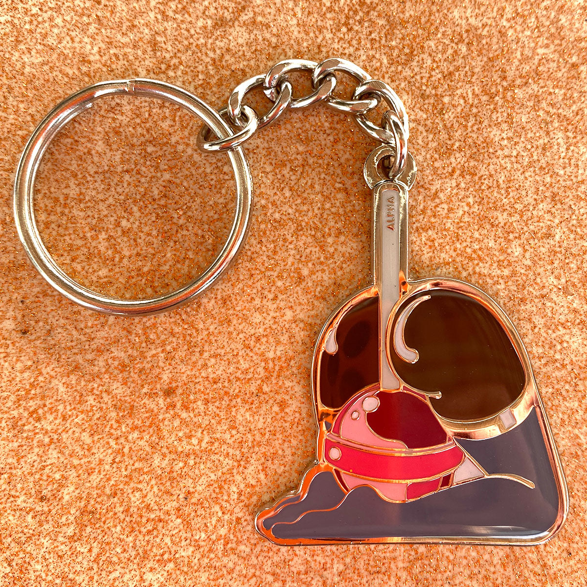 Lollipop Pin or Keychain
