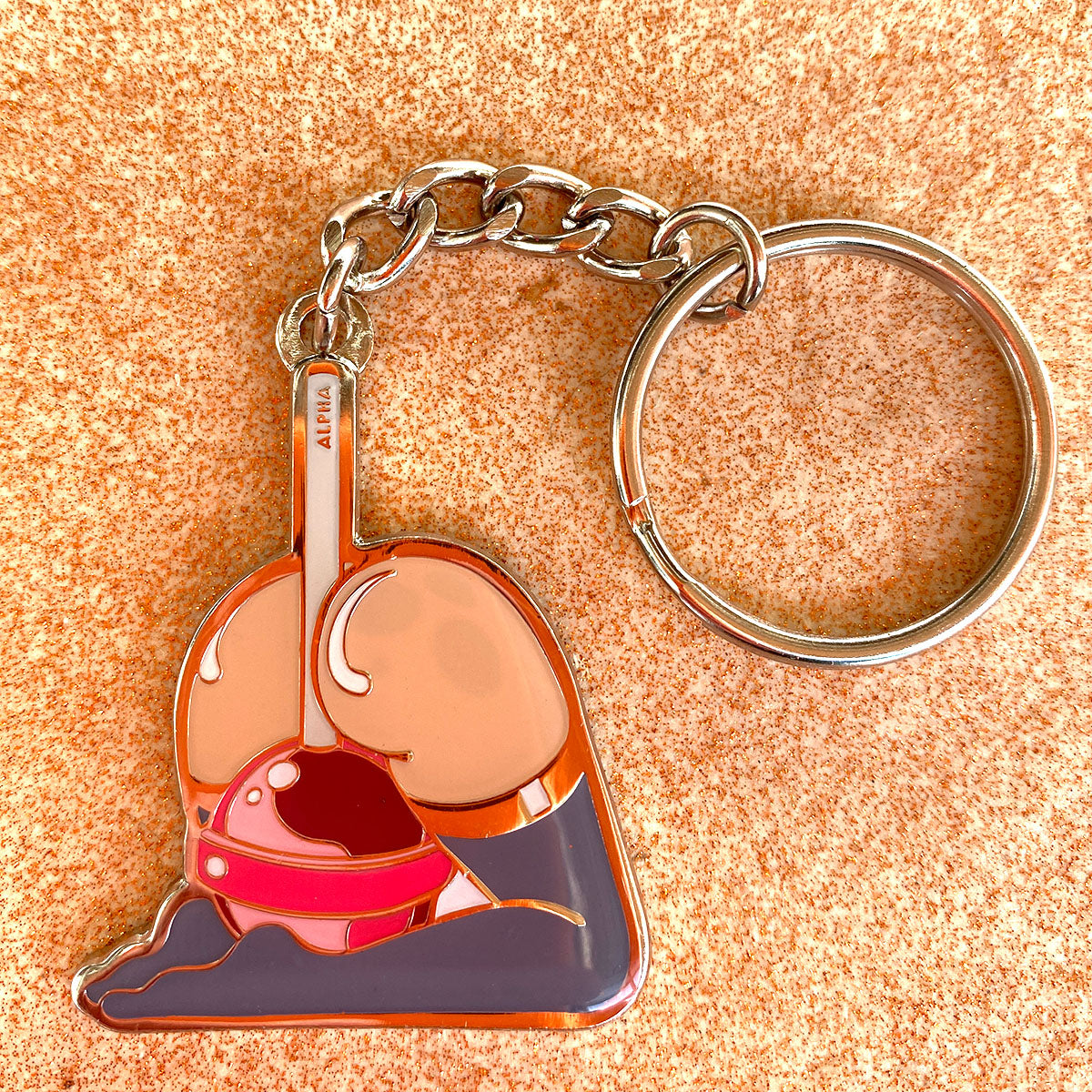 Lollipop Pin or Keychain