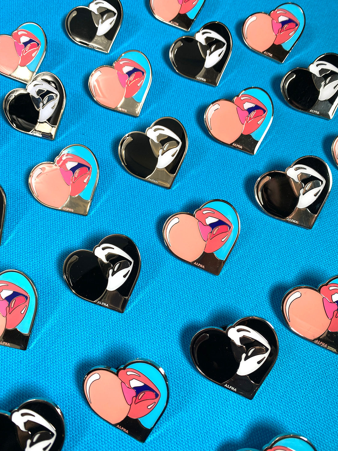 Love Lips Pin or Keychain