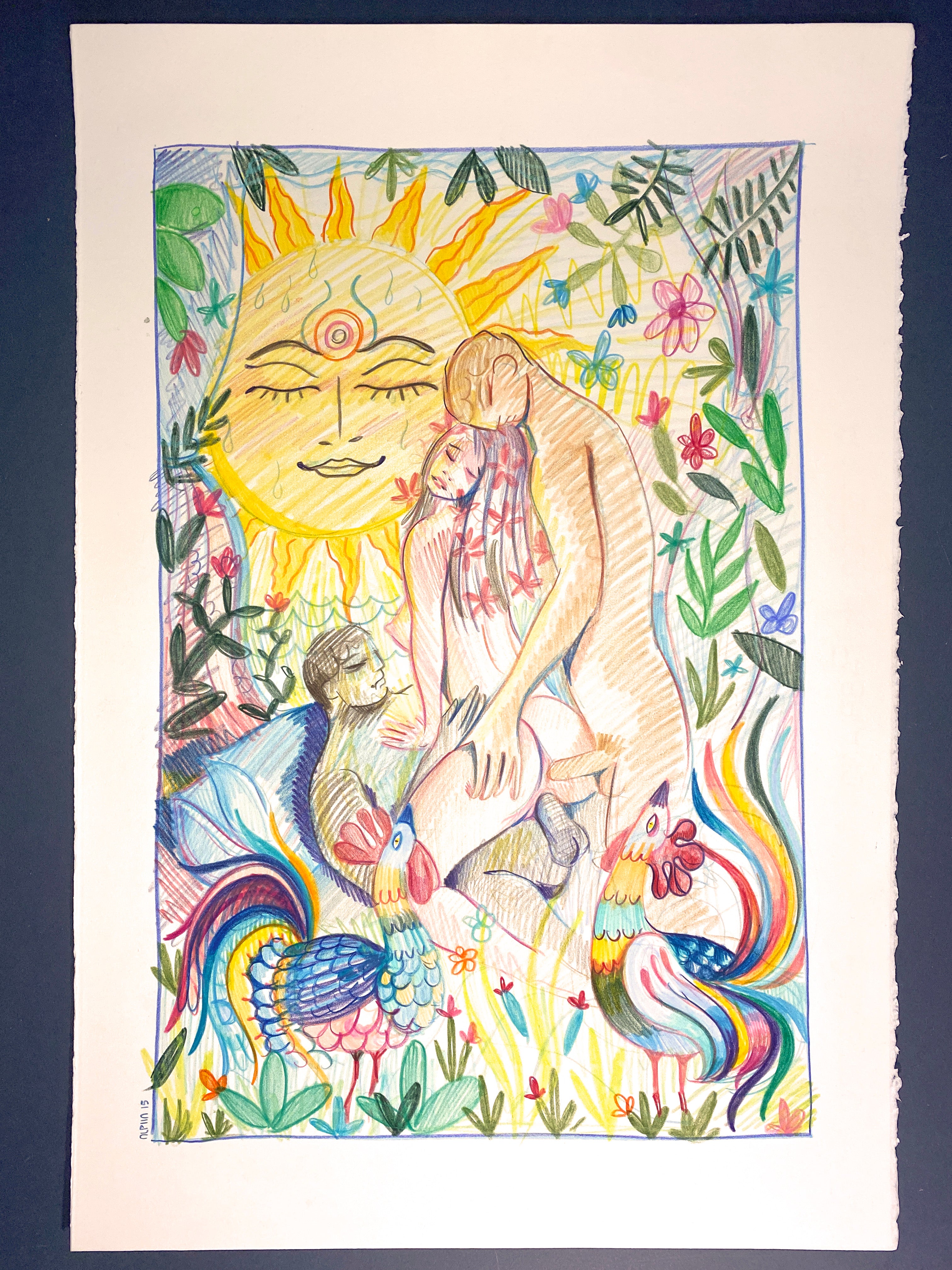 Sol naciente - Arte original