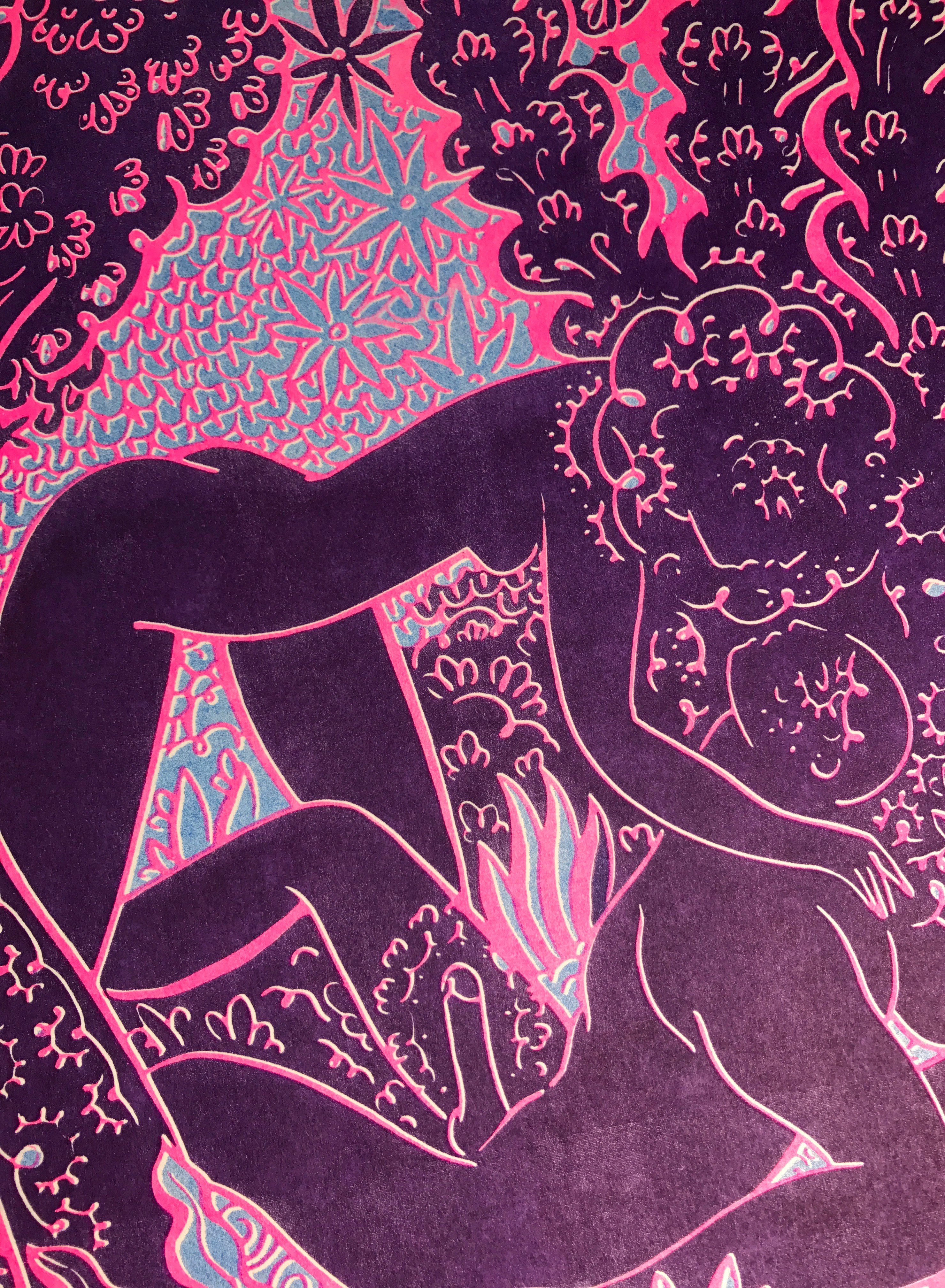 Wild Jungle Cat - Risograph